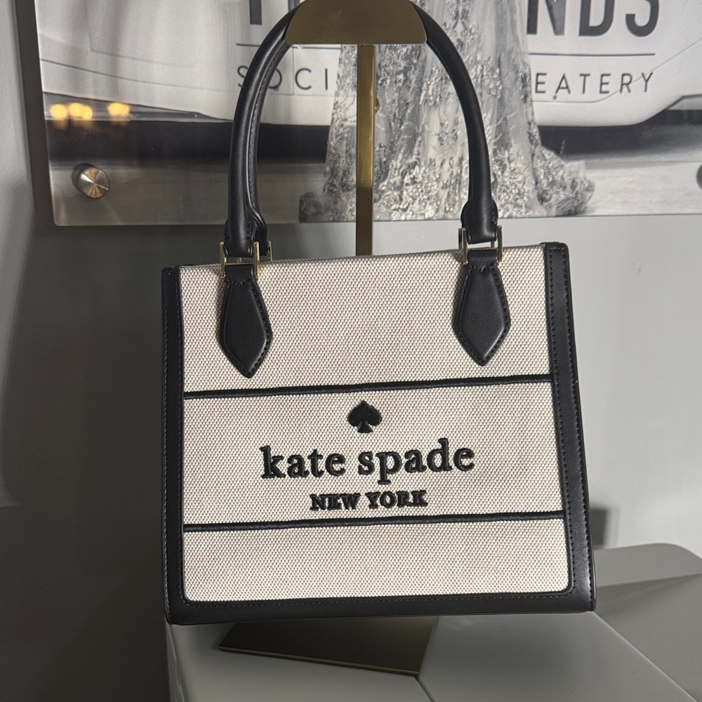 kate spade Black and Cream Satchel